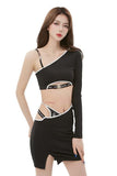 Asymmetric Buckle Top - Dose
