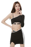 Asymmetric Buckle Top - Dose