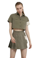 Badge Cropped Shirt - Dose