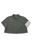 Badge Cropped Shirt - Dose