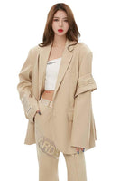 Beige Badge Jacket - Dose