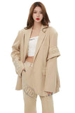 Beige Badge Jacket - Dose