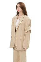 Beige Badge Jacket - Dose
