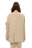 Beige Badge Jacket - Dose