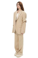 Beige High-Waisted Pants - Dose