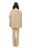 Beige High-Waisted Pants - Dose