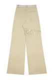 Beige High-Waisted Pants - Dose