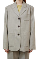 Beige Relaxed Pocket Blazer - Dose
