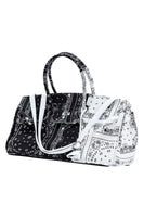 Black and White Remade Bandana Bag - Dose