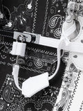 Black and White Remade Bandana Bag - Dose
