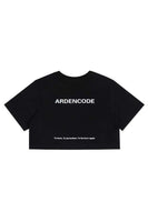 Black Crop Logo T-Shirt - Dose