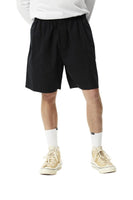 Black Ninety Eights Recycled Baggy Elastic Waist Shorts - Dose