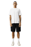Black Ninety Eights Recycled Baggy Elastic Waist Shorts - Dose
