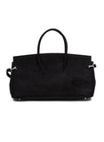 Black Suede Leather Bandana Bag - Dose