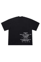 Black Washing-Instructions Round-Neck T-Shirt - Dose