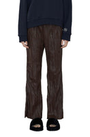 Creased Leather Pants in Brown - Dose