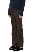 Creased Leather Pants in Brown - Dose