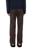 Creased Leather Pants in Brown - Dose