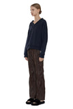 Creased Leather Pants in Brown - Dose