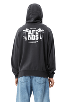 Charcoal Choose Life Recycled Pull On Hood - Dose