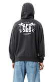 Charcoal Choose Life Recycled Pull On Hood - Dose