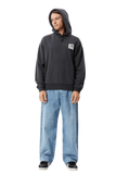 Charcoal Choose Life Recycled Pull On Hood - Dose
