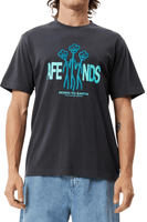 Charcoal Grooves Recycled Retro Fit Tee - Dose