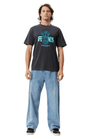 Charcoal Grooves Recycled Retro Fit Tee - Dose