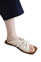 Cream Sohvi Flats - Dose