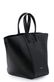 Eight Black Leather Tote - Dose