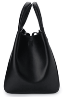 Eight Black Leather Tote - Dose
