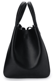 Eight Black Leather Tote - Dose