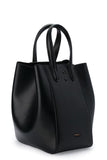 Eight Black Leather Tote - Dose