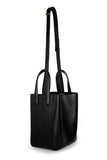 Eight Black Leather Tote - Dose