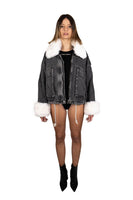 Faux Fur Jeans Jacket - Dose