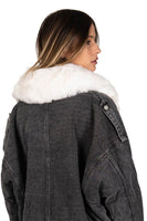Faux Fur Jeans Jacket - Dose