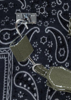 Green and Grey Remade Bandana Bag - Dose