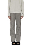 Creased Leather Pants in Grey - Dose