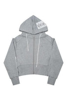 Grey Hoodie with Removable Sleeves - Dose