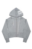 Grey Hoodie with Removable Sleeves - Dose