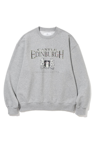 Grey Vintage Castle Crewneck - Dose