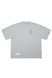 Grey Washing-Instructions Round-Neck T-Shirt - Dose