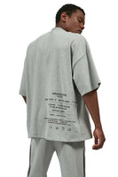 Grey Washing-Instructions Round-Neck T-Shirt - Dose