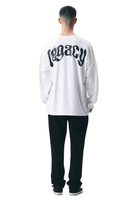 Here lies Boxy Drop-shoulder Long Sleeve Tee - Dose