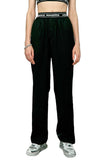 High-waist Logo Straight Pants - Dose