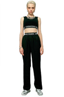 High-waist Logo Straight Pants - Dose