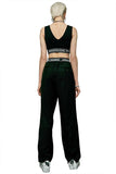 High-waist Logo Straight Pants - Dose