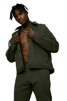 Industrial Unisex Patched Jacket - Dose