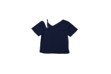 Navy Cut Out T-Shirt - Dose