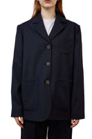 Navy Relaxed Pocket Blazer - Dose